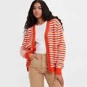 Levi’s® Dad Cardigan – Harissa Dutch Pink (Orange) – Relaxed Fit